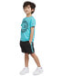 Фото #1 товара Little Boys Logo Graphic T-Shirt & Shorts, 2 Piece Set