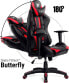 Fotel Diablo Chairs X-RAY Normal Size L Czarno-czerwony
