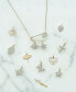 Фото #4 товара Wrapped diamond Cross Charm Pendant (1/20 ct. t.w.) in 10k Gold, Created for Macy's