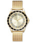 ფოტო #1 პროდუქტის Women's Gold-Tone Mesh Bracelet Watch 36mm, Created for Macy's