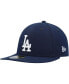 Фото #1 товара Men's Navy Los Angeles Dodgers Oceanside Low Profile 59FIFTY Fitted Hat