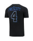 Фото #4 товара Men's Dak Prescott Black Dallas Cowboys Name and Number T-shirt