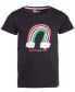 ფოტო #1 პროდუქტის Toddler & Little Girls Looking Up Rainbow Graphic T-Shirt, Created for Macy's