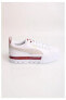 Mayze Lth Wn S Sneaker Kadın Günlük Spor Ayakkabı Beyaz-kırmızı 38198327