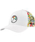 Men's White Arnold Palmer Invitational Floral Tech Flexfit Adjustable Hat