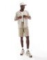 ADPT linen mix shorts in beige XS - фото #6