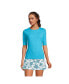 ფოტო #4 პროდუქტის Women's Crew Neck Rash Guard UPF 50 Swim Tee