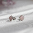 Фото #2 товара Серебряные серьги с розовым кварцем ERE-RQ-ST