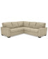 Фото #11 товара Ennia 2-Pc. Leather Sectional Sofa, Created for Macy's