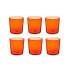 Набор стаканов Bistro Красный Cтекло 380 ml (4 штук)