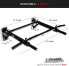 JX FITNESS Pull-up bars, pull-up bar, wall mounting, home gym, pull up bar, 3 eyelets for TRX training, boxing training, pull up AB, strap, stainless steel training holder with multifunctions