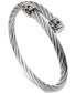 ფოტო #2 პროდუქტის Capped Bypass Bracelet in Stainless Steel