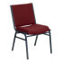 Фото #5 товара Hercules Series Heavy Duty Burgundy Patterned Fabric Stack Chair