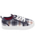 Фото #7 товара Toddler Plaid Canvas Sneakers 4