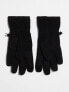 The North Face Etip heavyweight touchscreen compatible fleece gloves in black