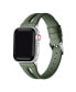 Фото #2 товара Sage Olive Green Genuine Leather Band for Apple, 38mm-40mm