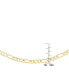 Фото #3 товара Diamond Accent Figaro Chain Necklace