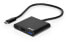 Фото #2 товара PORT Designs 900140 - Wired - USB 3.2 Gen 1 (3.1 Gen 1) Type-C - Black - 5 Gbit/s - 4K Ultra HD - 3840 x 2160 pixels