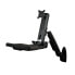 Фото #4 товара StarTech.com Wall Mount Workstation - Articulating Full Motion Standing Desk with Ergonomic Height Adjustable Monitor & Keyboard Tray Arm - Mouse & Scanner Holders - Single VESA Display - Black - 61 cm (24") - 360° - 90° - -5 - 35° - 8 kg