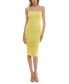 ფოტო #1 პროდუქტის Mesh Ruched Tube Dress