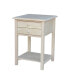 Фото #1 товара Lamp Table with 2 Drawers