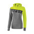 ERIMA 5-C hoodie Grey Marl / Lime Pop / Black, 44 - фото #2