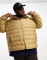 Polo Ralph Lauren Big & Tall Terra icon logo lightweight puffer jacket in khaki beige