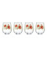 Фото #2 товара Butterfly Meadow Stemless Wine Glasses, Set of 4
