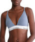 Фото #1 товара Modern Cotton Lightly Lined Triangle Bralette QF5650