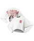 Women's White Florida State Seminoles Raw Hem Cropped Long Sleeve T-shirt