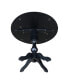 Фото #14 товара International Concept 42" Round Dual Drop Leaf Pedestal Table