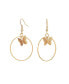 ფოტო #1 პროდუქტის Women's Butterfly Drop Earrings