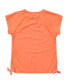 ფოტო #2 პროდუქტის Toddler, Child Girls Tangerine SS Rash Top