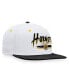 Men's White, Black Alabama State Hornets Sea Snapback Hat