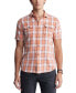 ფოტო #1 პროდუქტის Men's Sazid Cotton Plaid Button Shirt