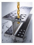 Фото #3 товара kwb 427140 - Drill - Drill bit set - Right hand rotation - Iron,Plastic,Profile,Sheet metal,Stainless steel - 135° - Titanium-Coated High-Speed Steel (HSS-TiN)