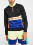 Фото #3 товара Puma Basketball pullover 1/4 zip top in colourblock black and yellow