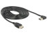 Delock 3m - USB 2.0-A - USB 2.0-A - 3 m - USB A - USB A - USB 2.0 - Male/Female - Black - фото #3