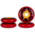 Колеса для роликовых коньков UNDERCOVER WHEELS Nick Lomax TV 88A 4 шт. Orange / Red, 110 mm - фото #1