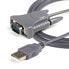 StarTech.com USB to RS232 DB9/DB25 Serial Adapter Cable - M/M - Grey - 0.9 m - USB Type-A - DB-9 - Male - Male