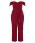 Plus Size Gabriela Off Shoulder Jumpsuit