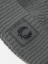 Фото #6 товара Fred Perry unisex logo chunky rib in grey