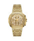 ფოტო #1 პროდუქტის Men's Diamond (1/5 ct. t.w.) Watch in 18k Gold-plated Stainless-steel Watch 48mm