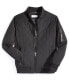Фото #6 товара Men's Quilted Baseball Jacket with Rib-Knit Trim