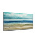 'Beach Shore' Abstract Canvas Wall Art, 18x36"