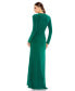 Фото #3 товара Women's Ieena Long Sleeve Keyhole Draped Gown