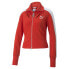 Фото #1 товара Puma Luxe Sport T7 Full Zip Track Jacket Womens Red Casual Athletic Outerwear 53