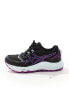 Asics Gel-Sonoma 7 trail running trainers in black pink and blue