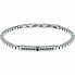 Fashion steel bracelet for men with crystals Urban SABH33