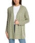 Фото #1 товара Hannah Rose Riley Cable Wool & Cashmere-Blend Cardigan Women's Green Xs